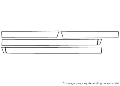 cr-v 3M Clear Bra Door Cup Precut PPF Diagram