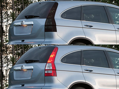 cr-v Before and After Smoked Taillights