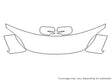 cr-v 3M Clear Bra Hood Precut PPF Diagram
