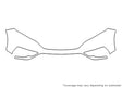 cr-v 3M Clear Bra Bumper Precut PPF Diagram