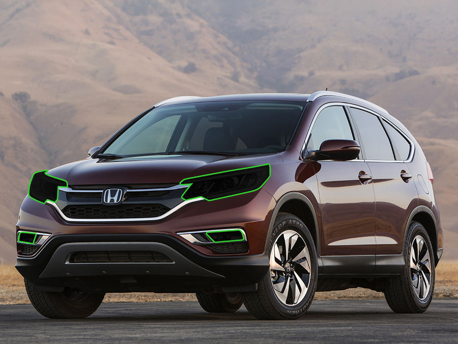honda cr-v 2012-2016 Headlight Tint Location