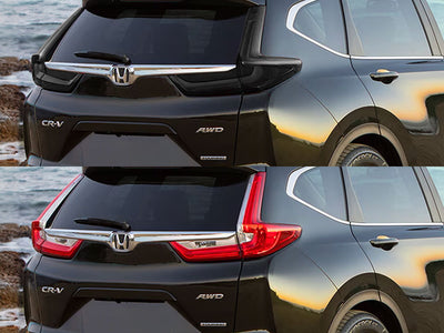 cr-v Before and After Smoked Taillights