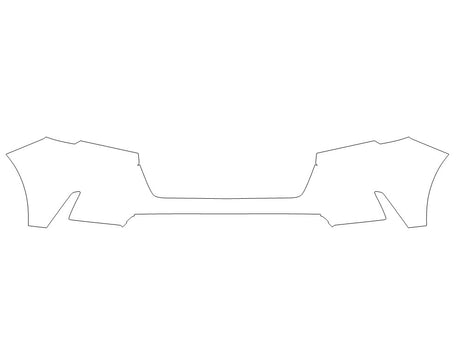 cr-v Avery Dennison Clear Bra Bumper Precut PPF Diagram