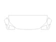 cr-v 3M Clear Bra Hood Precut PPF Diagram