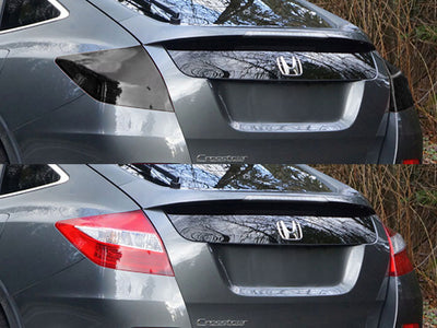 crosstour Before and After Smoked Taillights