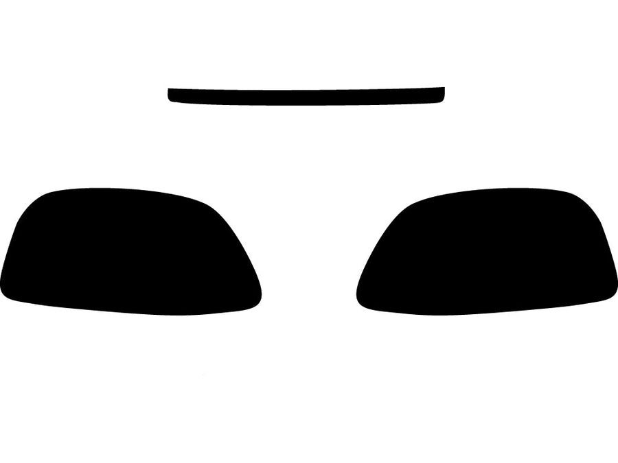 del sol Precut Tail Light Tint Diagram