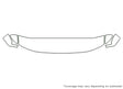 element 3M Clear Bra Hood Precut PPF Diagram
