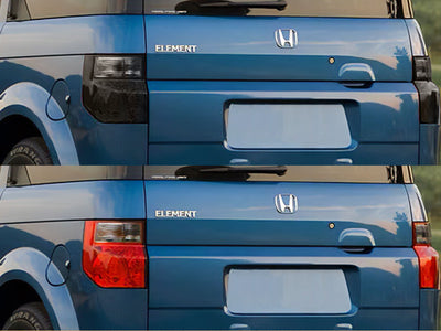 element Before and After Smoked Taillights