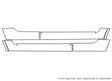 element 3M Clear Bra Door Cup Precut PPF Diagram