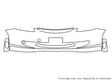 fit Avery Dennison Clear Bra Bumper Precut PPF Diagram
