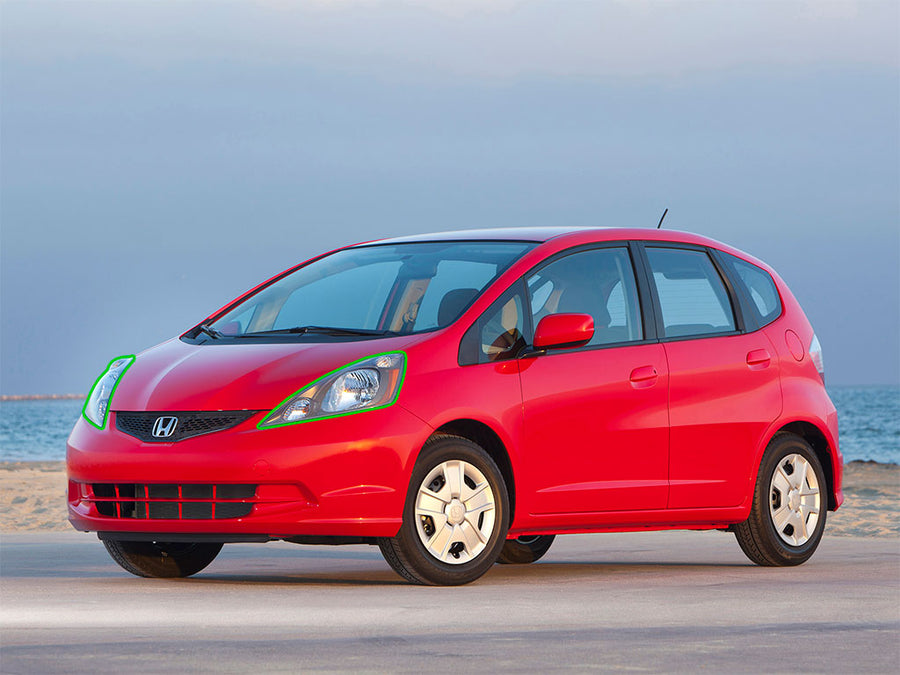 honda fit 2007-2008 Headlight Protection Installation Location