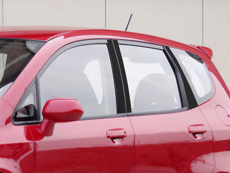 honda fit 2007-2008 Carbon Fiber Pillar Cover Diagram