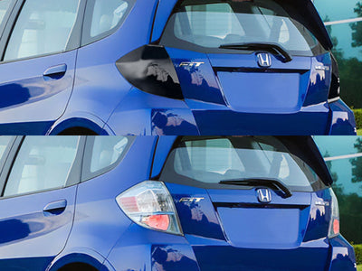 fit Before and After Smoked Taillights