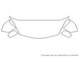 fit Avery Dennison Clear Bra Hood Precut PPF Diagram