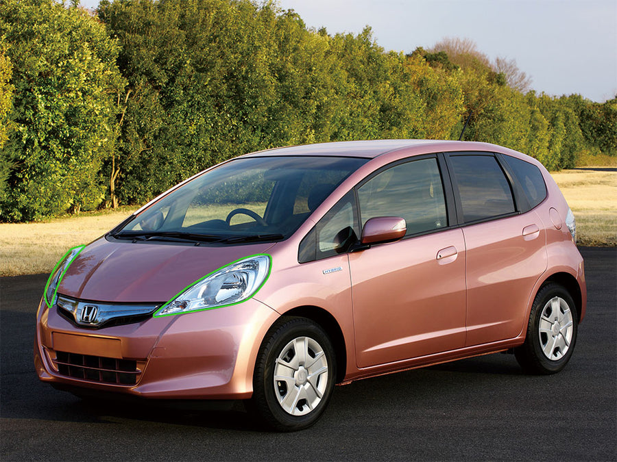 honda fit 2009-2014 Headlight Protection Installation Location
