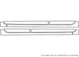 fit 3M Clear Bra Door Cup Precut PPF Diagram