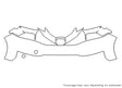 fit Avery Dennison Clear Bra Bumper Precut PPF Diagram