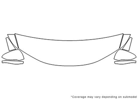 fit Avery Dennison Clear Bra Hood Precut PPF Diagram