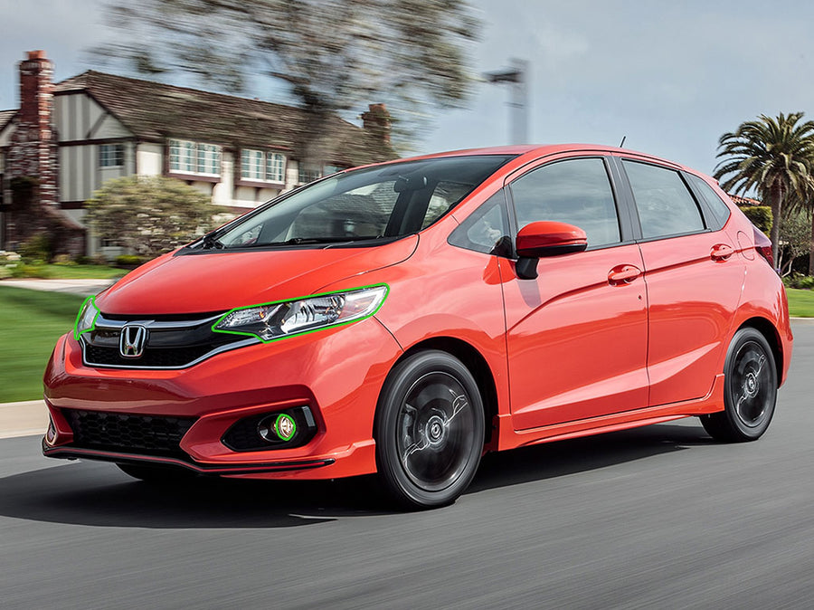 honda fit 2015-2020 Headlight Protection Installation Location