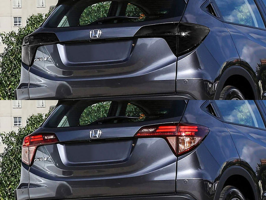 hr-v Before and After Smoked Taillights