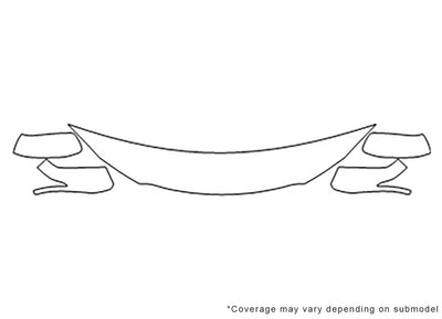 hr-v Avery Dennison Clear Bra Hood Precut PPF Diagram