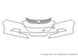 insight 3M Clear Bra Bumper Precut PPF Diagram