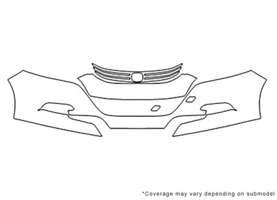 insight 3M Clear Bra Bumper Precut PPF Diagram