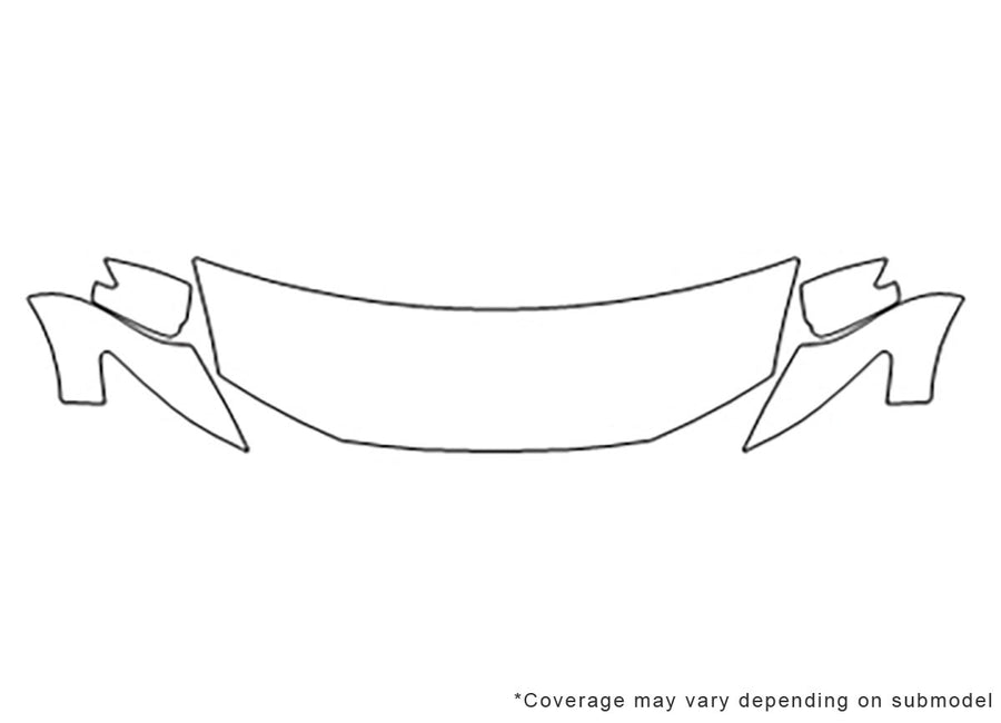 insight 3M Clear Bra Hood Precut PPF Diagram