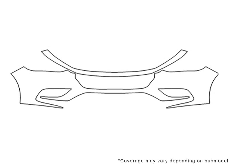 insight 3M Clear Bra Bumper Precut PPF Diagram
