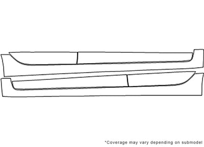 insight 3M Clear Bra Door Cup Precut PPF Diagram