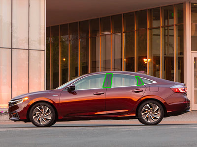 honda insight 2019-2023 Pillar Post Trim Installation Location