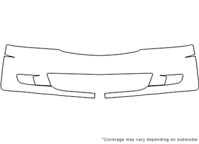 odyssey 3M Clear Bra Bumper Precut PPF Diagram