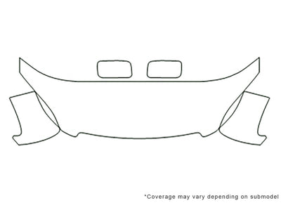 odyssey 3M Clear Bra Hood Precut PPF Diagram