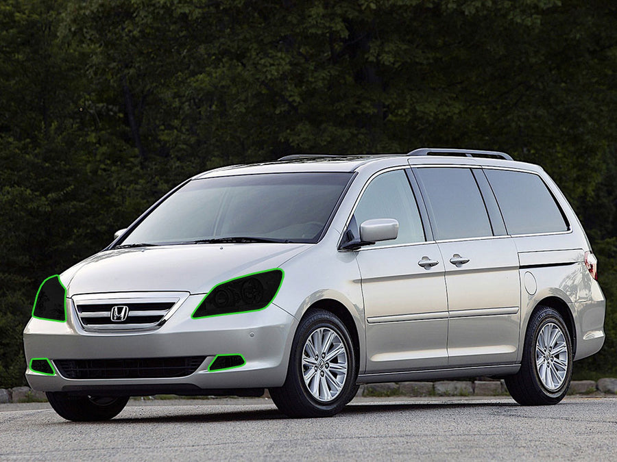 honda odyssey 2005-2007 Headlight Tint Location