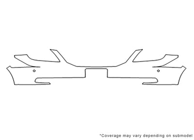 odyssey 3M Clear Bra Bumper Precut PPF Diagram