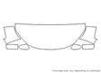 odyssey Avery Dennison Clear Bra Hood Precut PPF Diagram