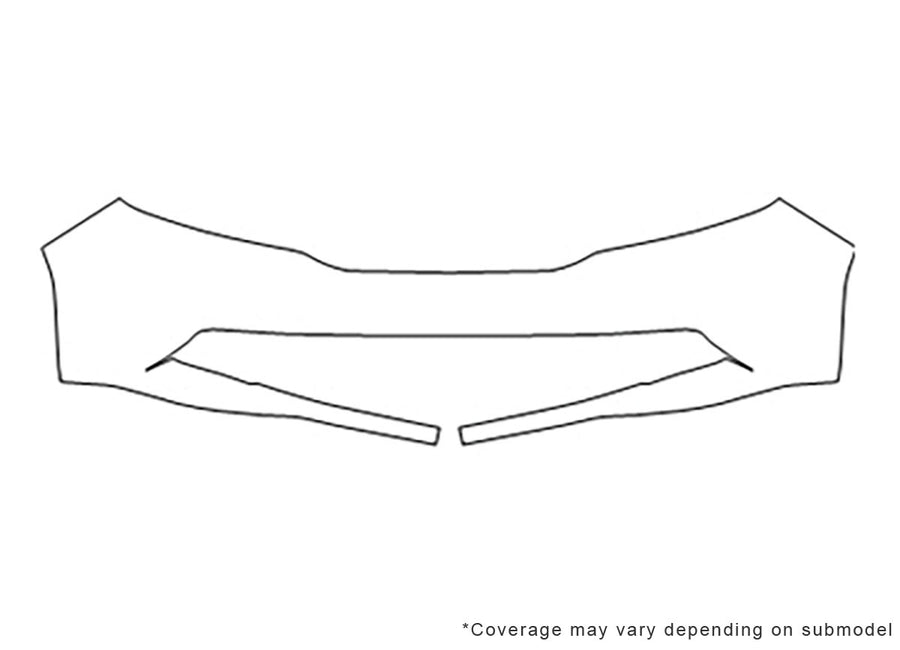 odyssey 3M Clear Bra Bumper Precut PPF Diagram