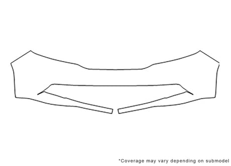 odyssey Avery Dennison Clear Bra Bumper Precut PPF Diagram