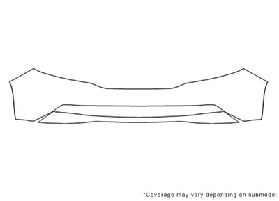 odyssey 3M Clear Bra Bumper Precut PPF Diagram