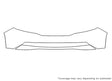 odyssey Avery Dennison Clear Bra Bumper Precut PPF Diagram