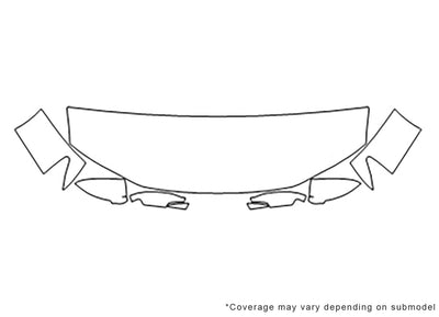 odyssey 3M Clear Bra Hood Precut PPF Diagram