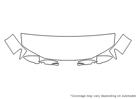 odyssey 3M Clear Bra Hood Precut PPF Diagram