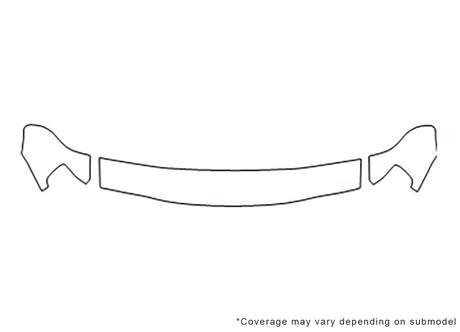 passport Avery Dennison Clear Bra Hood Precut PPF Diagram