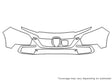 passport Avery Dennison Clear Bra Bumper Precut PPF Diagram