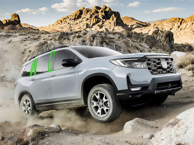 honda passport 2019-2024 Pillar Post Trim Installation Location