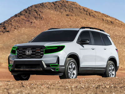 honda passport 2022-2025 Headlight Tint Location