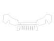 passport Avery Dennison Clear Bra Bumper Precut PPF Diagram