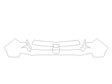 passport 3M Clear Bra Door Cup Precut PPF Diagram