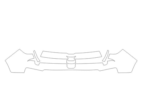 passport 3M Clear Bra Door Cup Precut PPF Diagram