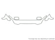 pilot 3M Clear Bra Hood Precut PPF Diagram